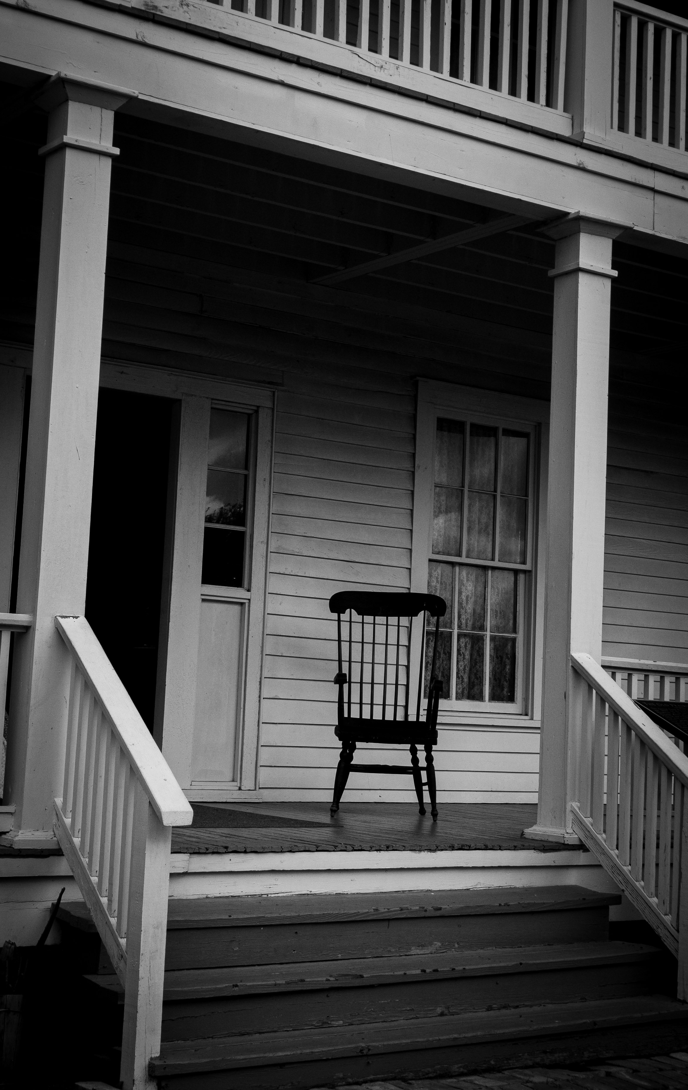 Porch view, George Ranch Historical Park